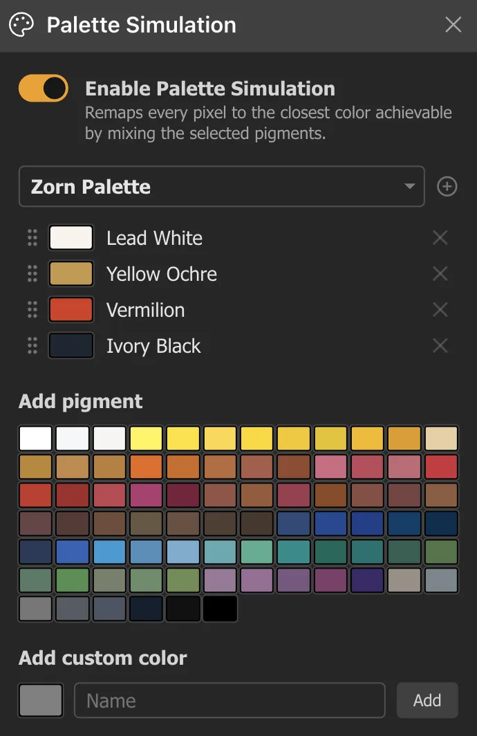 Zorn Palette